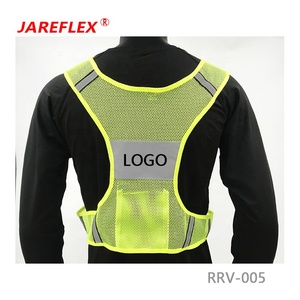 <span class=keywords><strong>Gilet</strong></span> réfléchissant de sécurité pour homme et <span class=keywords><strong>femme</strong></span>, équipement de course à pied, cyclisme, marche, haute visibilité, poche - Product Image 4