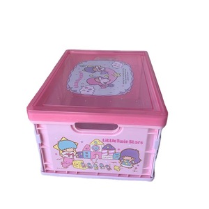 Caja de Almacenamiento de Plástico My Melody con Tapa, Organizador Cosmético Rectangular, Contenedor de Almacenamiento de Escritorio para Habitación Infantil, Capacidad de 0-1L - Product Image 5