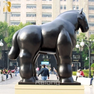 Gran oferta, diseño Popular, bronce, Fernando <span class=keywords><strong>Botero</strong></span>, estatua <span class=keywords><strong>de</strong></span> <span class=keywords><strong>caballo</strong></span> gordo, escultura para Decoración - Product Image 3