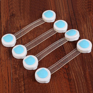 <b>Cute</b> <b>Bear</b> Baby Safety Cabinet Door Lock Plastic Child Proof Lock For Drawer And Cabinet Doors With Smiley Face Design - Product Image 3