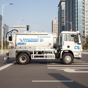 Véhicule de nettoyage commercial Euro 2 pour aspiration et balayage, camion de vidange de fosses septiques avec porte d'aspiration intelligente Vaz - Product Image 1