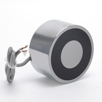 Electroimán de Sujeción Redondo de Hierro Youge YG3A DC 12/24V, Tipo Mini Sucker, Fuerza de Succión de 0.3~120KG, Seguridad Industrial