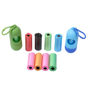 Bolsas para Desechos de Mascotas, Dispensador de Bolsas para Excrementos de Perros, Portátil, de Plástico, 15-20 Rollos, Limpieza al Aire Libre, Suministros para Mascotas - Product Image 2