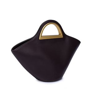 2 trong <span class=keywords><strong>1</strong></span> màu đen thời trang Womens xô túi kim loại hàng đầu xử lý túi OEM ODM kỳ nghỉ lớn PU Vegan da biểu tượng tùy chỉnh phụ nữ túi xách - Product Image 2