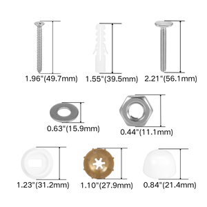 Kit Flangia Offset per Spostamento <span class=keywords><strong>Scarico</strong></span> WC con Bulloni, Rondelle e Guarnizione - Product Image 5