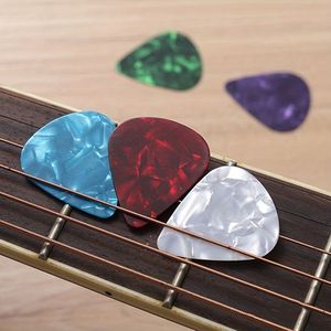 50 Púas de Guitarra Coloridas 0.46mm/0.71mm/1mm Accesorios de Cable de Audio para Guitarras Bajas, Eléctricas y Acústicas - Product Image 5