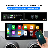En stock aux États-Unis, lecteur multimédia automobile Android 10,25 pouces, écran tactile 1280*480 avec GPS, CarPlay, 4G, WiFi pour Audi A3 2013-2016