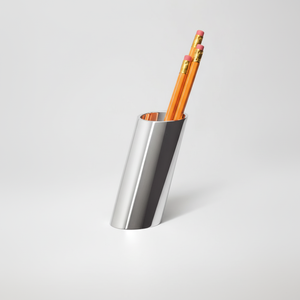 Porte-stylo en métal léger facile à déplacer idéal pour le rangement de la table de bureau et la disposition des articles de papeterie - Product Image 1