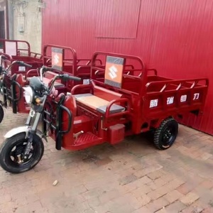 รถสามล้อไฟฟ้าจีนแบบเปิดประทุนสำหรับผู้ใหญ่ มอเตอร์ 60V 1000W ความเร็ว 25-50 กม./ชม. สำหรับบรรทุกสินค้าและโดยสาร - Product Image 4