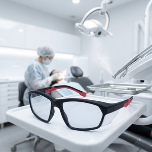 Gafas de Seguridad Envolventes Antivaho con Certificación Doble ANSI CE, Lentes de PC Mate para Trabajos de Ingeniería e Infraestructura - Product Image 1
