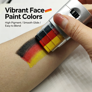 Bâton de peinture corporelle à base d'huile 3 couleurs, style allume-cigare, non toxique, pour Halloween, fêtes sportives, cosplay, maquillage du visage - Product Image 6