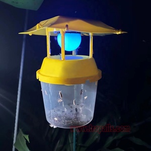 Piège à mites solaire en plastique solide pour jardin extérieur avec leurre phéromone pour le contrôle des mineurs de feuilles et des mites - Product Image 3