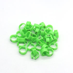 Anneau ouvert en plastique avec numéros de série sans impression Type de patte de perroquet, anneau de pied d'oiseau - Product Image 3