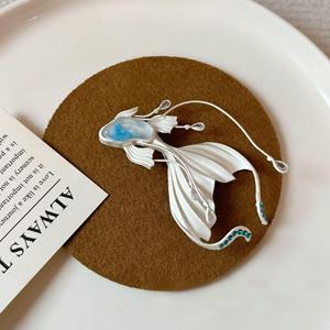 批发深海精灵水母胸针新款中式智能合金胸针女式热卖礼品创意 - Product Image 4