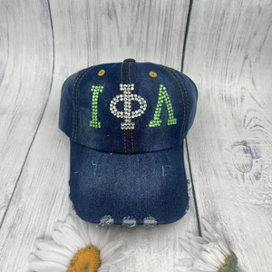 El más nuevo DOI <span class=keywords><strong>JJ</strong></span> Iota Phi Lambda Chi Eta Phi NCNW HOJ Gamma Phi Delta Sorority Rhinestone Cowboy Outdoor Bling Hat Gorra de béisbol - Product Image 5