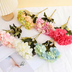 Artificial hydrangeas colorful wedding artificial flowers Home table decoration plants