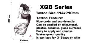 Autocollant de <span class=keywords><strong>tatouage</strong></span> floral résistant à l'eau, <span class=keywords><strong>tatouage</strong></span> écologique pour la décoration du corps et des bras - Product Image 2