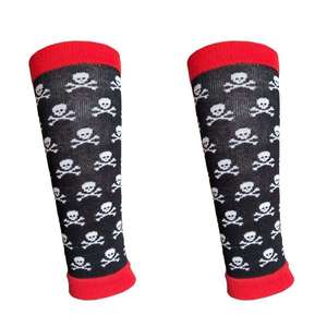 Manchons de jambe de sport personnalisés, flexibles, à motifs fantaisie, colorés, en coton respirant, offrant un soutien pour le mollet - Product Image 5