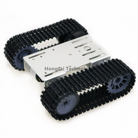 TP101 châssis de voiture réservoir intelligent chenille plate-forme Robot chenille avec double moteur DC 12V pour carte de