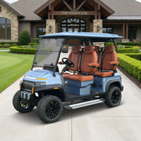 Voiturette de golf électrique WUXI BAOBO Mini à 4 roues, design ouvert sans porte, pour visites touristiques et utilisation agricole, certifiée CE/DOT, vitesse réglable