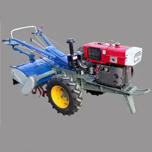 Pertanian Tunggal Mesin Diesel Berjalan Traktor Air/Kondensasi Pendingin Mesin Pertanian Power Tiller Traktor