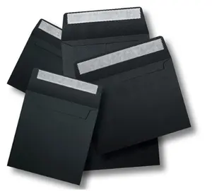 Printed Envelope Plain C5 Envelope Printed Black Cardboard Envelope With Seal