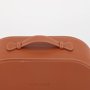 Sang trọng thân thiện với môi PU chống thả dùng một lần cứng nhắc hộp cho các thiết bị làm đẹp cá nhân xử lý hình bầu dục in nổi - Product Image 6