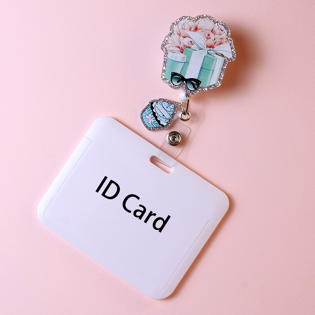 Card Case Cover CUSTOM Lovely Cartoon Campus Plastic Anti-Lost Phone Neck Lanyards Promotional Satin Card Holder Accessories Image 3