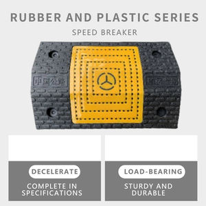 Fabricant Fournisseur Strict <span class=keywords><strong>Qc</strong></span> Control Avertissement de nuit de haute qualité Incrustation jaune Caoutchouc et plastique Ralentisseurs - Product Image 3