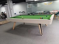 Table de billard 3 en 1 en ardoise, fournisseur chinois, 8/9 pieds, table de billard américaine standard