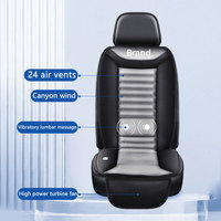 Kühle Luft Zuhause & Auto Kissen Massage Sommersitz Belüftung Kühlung Transpiration Auto Kühlkissen mit Lüfter Massagekissen