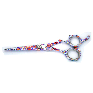 Ciseaux de barbier pliables en acier inoxydable, manche en caoutchouc, ciseaux professionnels pour la coupe de cheveux, salon de beauté - Product Image 4