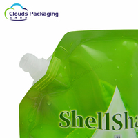 Sacs d'emballage en plastique avec impression personnalisée 1L 3L pour détergent à lessive liquide savon avec bec verseur