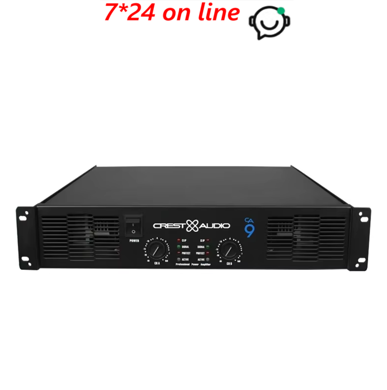 CREST AUDIO「CA-9」プロフェッショナルパワーアンプ CA9 Professional Power Amplifier - Pure Power Amp 2 Channels