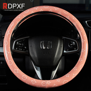 Nuovo modello antiscivolo che assorbe il sudore Versatile per tutte le stagioni di lussuosa copertura del volante per auto - Product Image 5