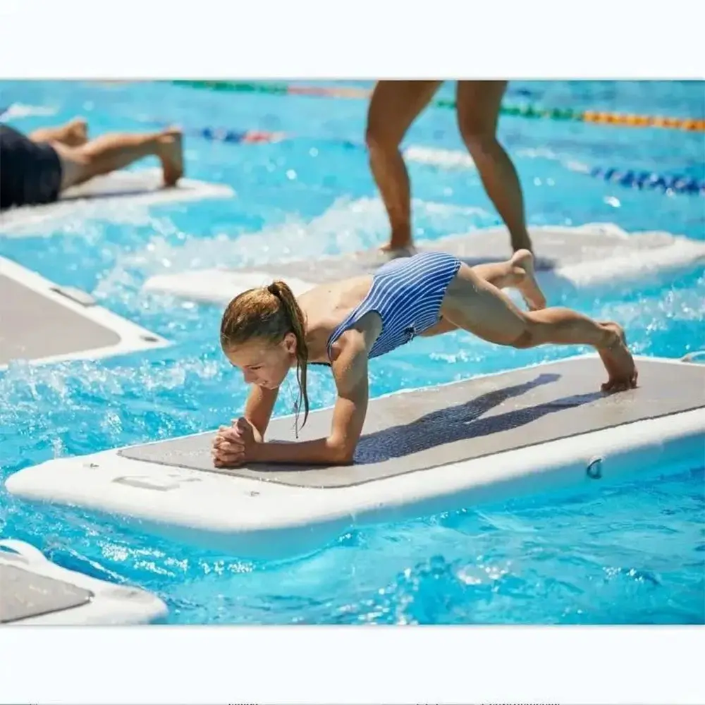 Yoga Equipment Manufacturer Drop Stitch Inflatable Board Waterproof Foldable Yoga Mat for Exercise