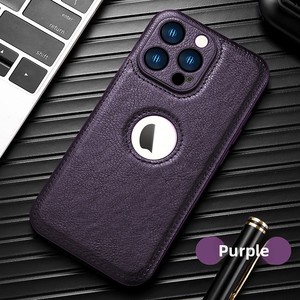 Custodia per telefono in pelle Business di fascia alta Apple per <span class=keywords><strong>iPhone</strong></span> <span class=keywords><strong>14</strong></span> <span class=keywords><strong>Pro</strong></span> <span class=keywords><strong>Max</strong></span> 13 12 copertura completa tinta unita Cover protettiva impugnatura del telefono - Product Image 3