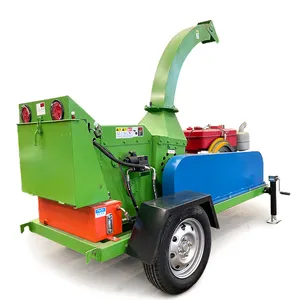 Factory Price whole tree chipper shredder electric start high efficiency wood chipper for wood waste processing