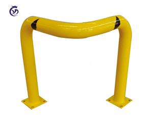 Bolardos <span class=keywords><strong>de</strong></span> Seguridad Vial <span class=keywords><strong>de</strong></span> Acero Amarillo/Blanco para Protección Contra Choques en Carreteras - Product Image 6