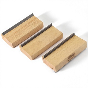 Muspor Lime à Niveaux de Frettes 2-en-1 pour <span class=keywords><strong>Guitare</strong></span>, Lime à Couronne de Frettes Double Usage Angulaire 35/90 (avec Rayon), en Bois d'Olivier et Acier au Carbone - Product Image 1