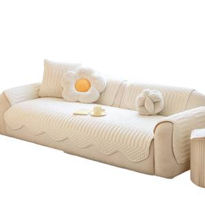 Funda de Sofá de Lana Sherpa con Forma Especial 2026, Gruesa, Antideslizante y Resistente a Arañazos de Gatos <span class=keywords><strong>para</strong></span> Invierno - Product Image 2