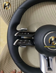 Volante Deportivo Personalizado HZ de Fibra de Carbono y Cuero para Mercedes Benz Clase C, CLS, CLA, Clase <span class=keywords><strong>G</strong></span>, de 4 Radios, de Lujo - Product Image 2