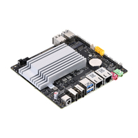 Carte mère industrielle Linux Qotom 4*RS-232 2*LAN X86 Mini PC Board Intel Core I3-5005U Processeur Broadwell