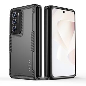 Étui de téléphone pliable <span class=keywords><strong>2</strong></span> en 1 de haute qualité en acrylique transparent rigide + bord en TPU souple pour <span class=keywords><strong>OPPO</strong></span> <span class=keywords><strong>Find</strong></span> <span class=keywords><strong>N</strong></span> - Product Image 1