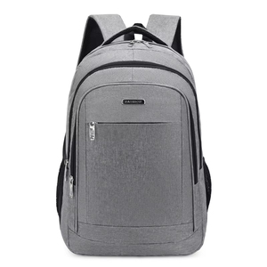Sac à dos pour ordinateur portable de bureau, grande capacité, léger, tendance, imperméable, en polyester, avec fermeture éclair, prix bas, vente en gros - Product Image 2