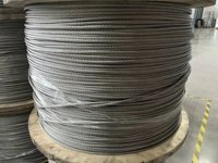 Prix le moins cher 201/304/316 câble métallique en acier inoxydable 8mm 10mm 18mm fil d'acier galvanisé personnalisé fournisseur chinois