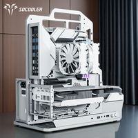 Boîtier PC Gamer de Haute Gamme Ygdream Mid Tower ATX avec Panneau en Verre Trempé Trois Côtés avec Fenêtre Latérale en Stock