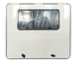 Puerta de entrada blanca <span class=keywords><strong>para</strong></span> remolque <span class=keywords><strong>camper</strong></span>, remolque teardrop o remolque <span class=keywords><strong>pick</strong></span>-<span class=keywords><strong>up</strong></span> con cuatro esquinas redondeadas - Product Image 5