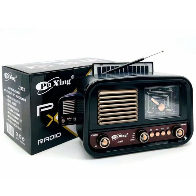 J2BTS Portable Old Style Usb Radio Receiver with USB/TF Slot PX Retro Usb Radio with AC 220 Plug