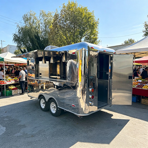 DOT Certified Stainless Steel <b>Waffle</b> Concession Pizza Trailer Mobile Crepe Food Truck - Product Image 2